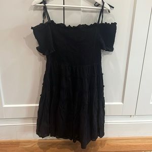 Free People Happy With You Off Shoulder Dress- Black M